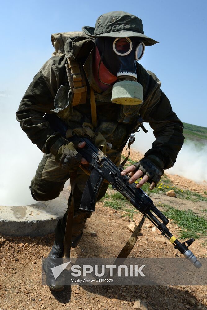 "Military Reconnaissance Expert" regional competition final in Primorye Territory