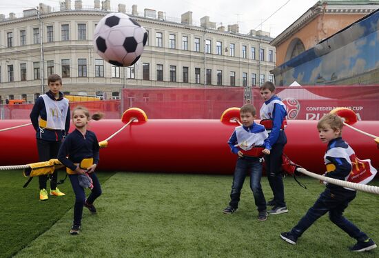 2017 Confederations Cup Park opens in St. Petersburg