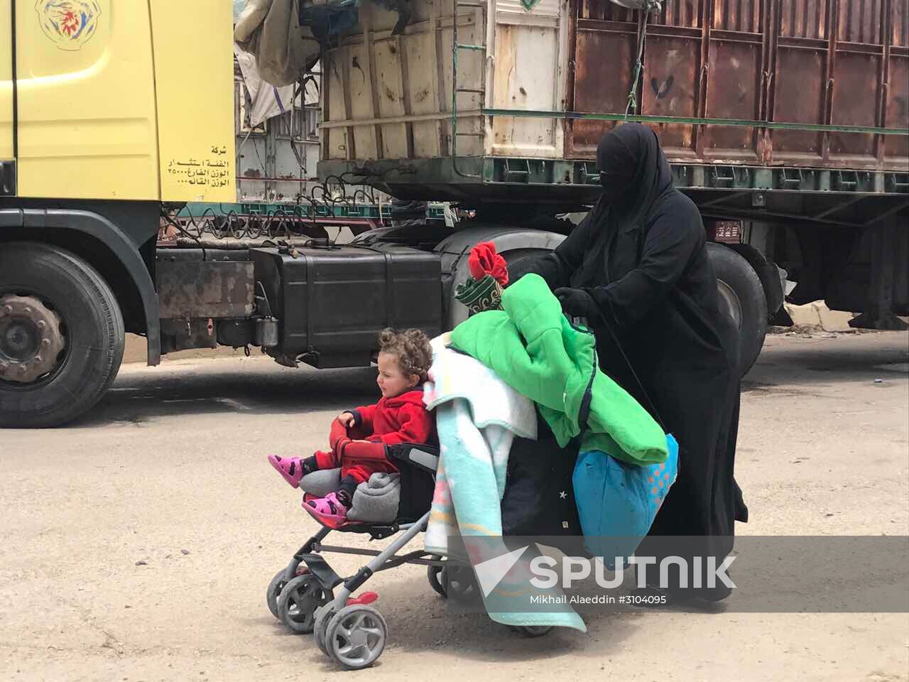 Last stage of rebel withdrawal from Al Waer, Homs