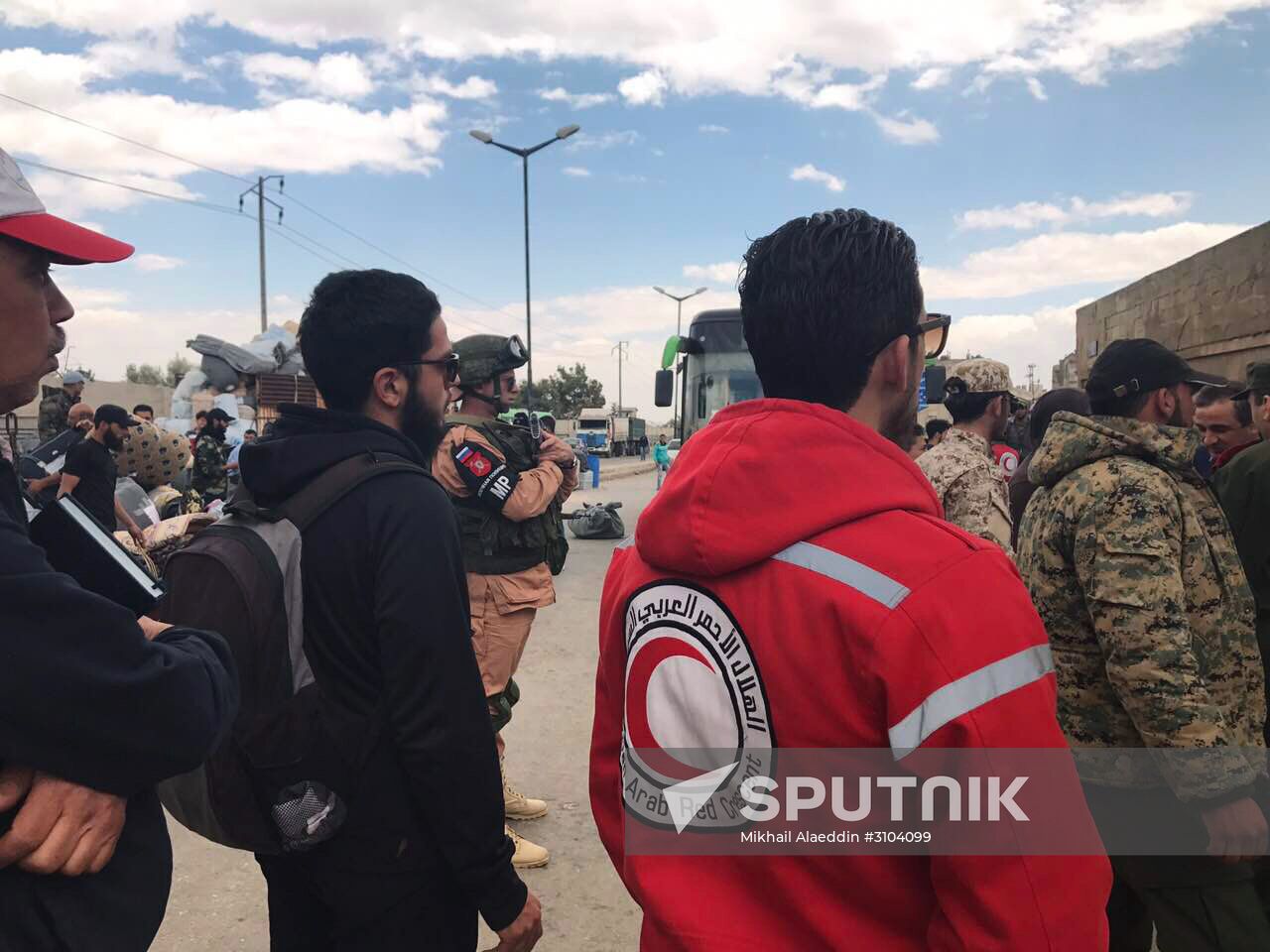 Last stage of rebel withdrawal from Al Waer, Homs