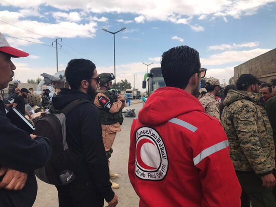 Last stage of rebel withdrawal from Al Waer, Homs