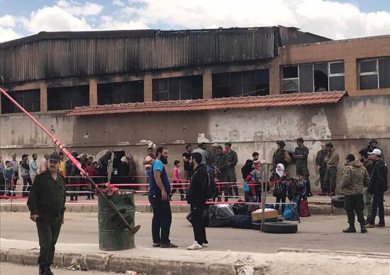 Last stage of rebel withdrawal from Al Waer, Homs