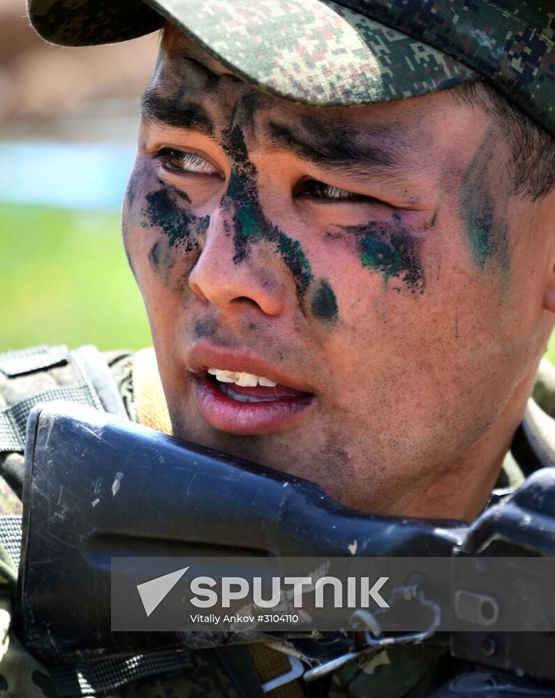 "Military Reconnaissance Expert" regional competition final in Primorye Territory