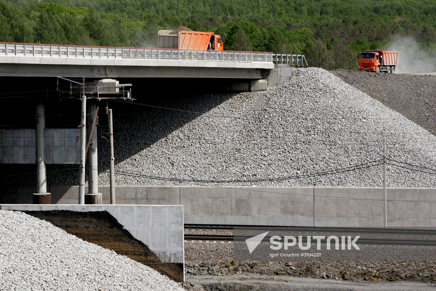 "Ussuri" federal highway Khabarovsk-Vladivostok under repair