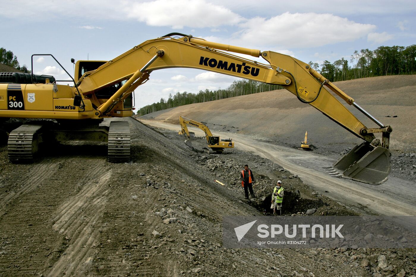 "Ussuri" federal highway Khabarovsk-Vladivostok under repair