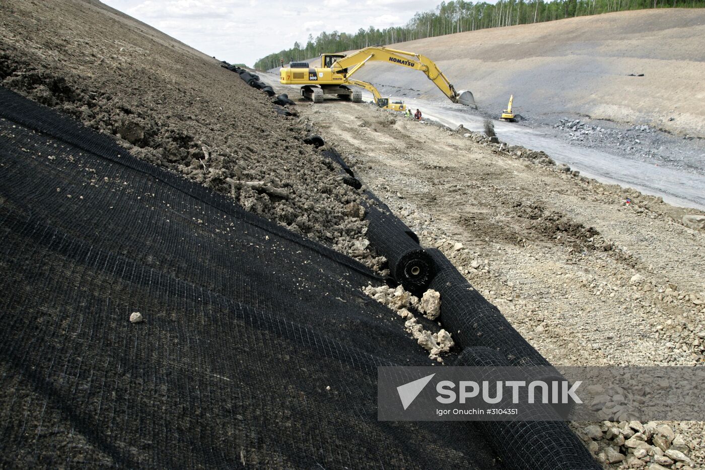 "Ussuri" federal highway Khabarovsk-Vladivostok under repair