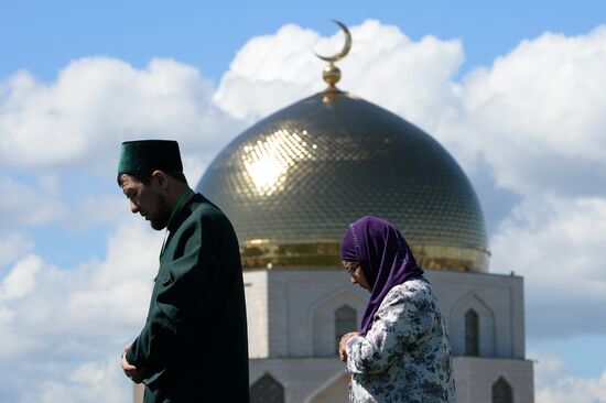 Izge Bolgar Cıyenı traditional Muslim convention in Tatarstan
