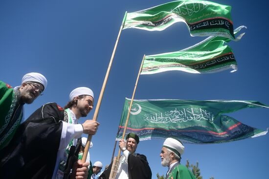 Izge Bolgar Cıyenı traditional Muslim convention in Tatarstan