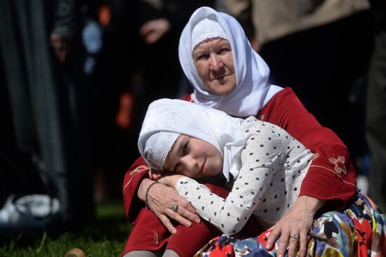 Izge Bolgar Cıyenı traditional Muslim convention in Tatarstan