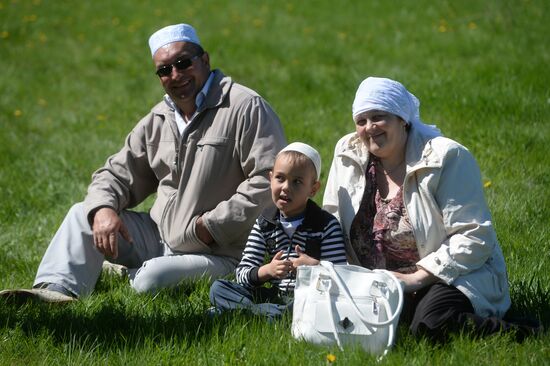 Izge Bolgar Cıyenı traditional Muslim convention in Tatarstan