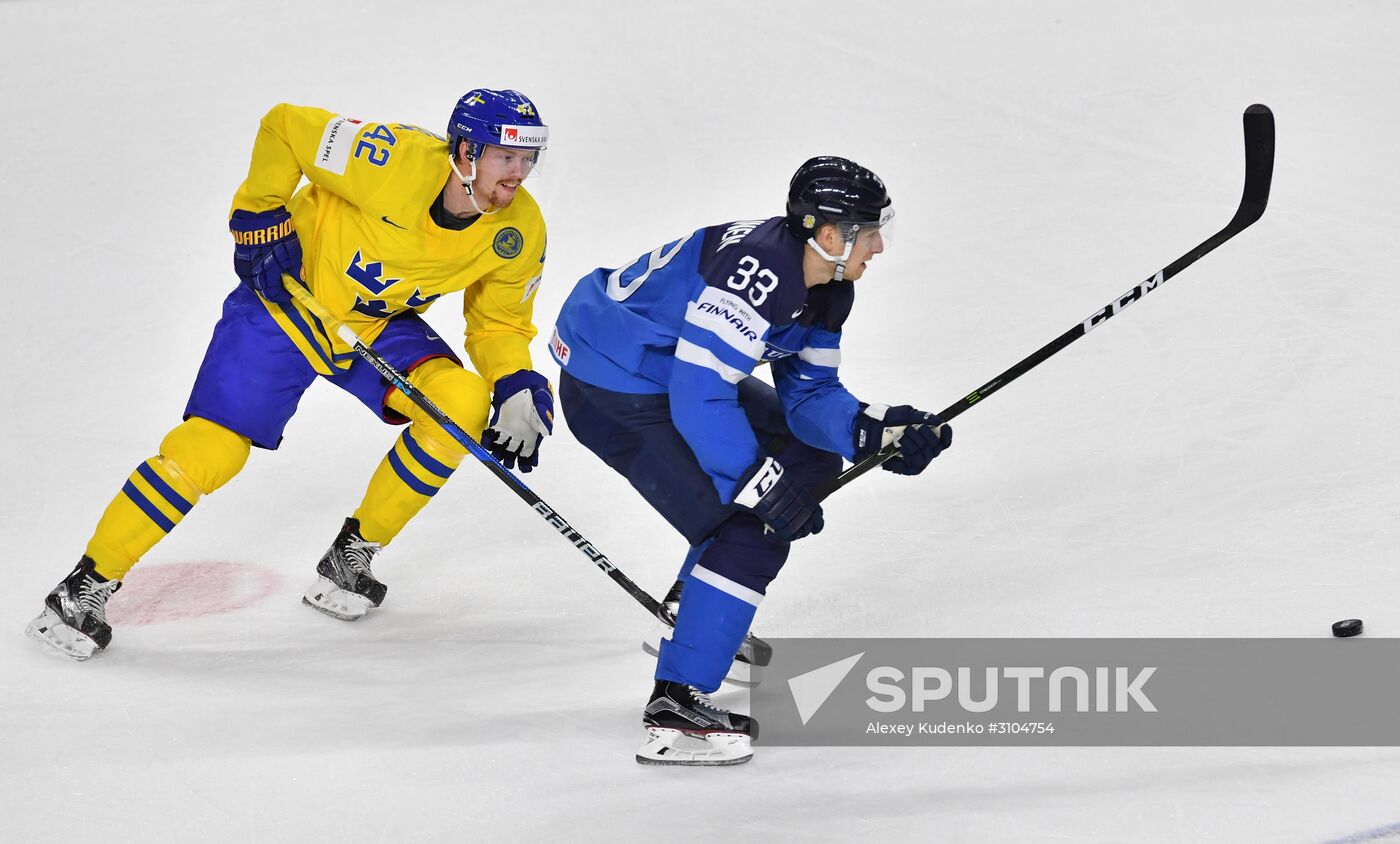 2017 IIHF World Championship. Sweden vs. Finland