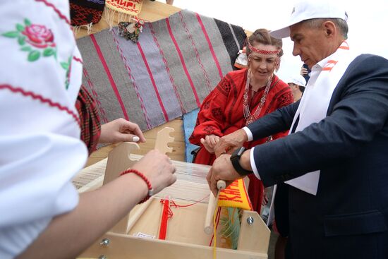 Karavon Russian folk festival in Tatarstan