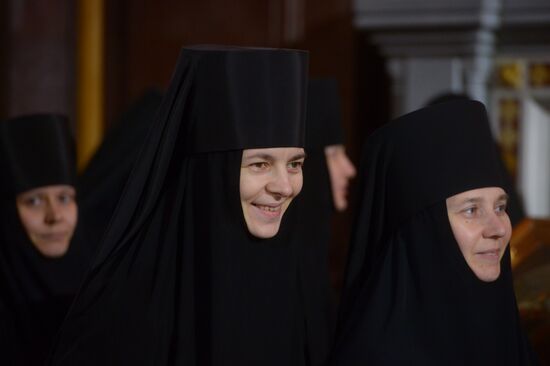 Saint Nicholas relics welcoming ceremony at Christ the Savior Cathedral