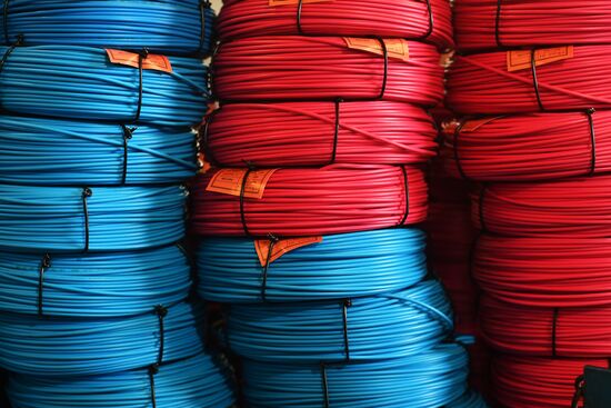 Electric cable plant in Damascus southern suburbs
