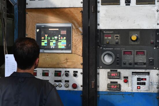 Electric cable plant in Damascus southern suburbs