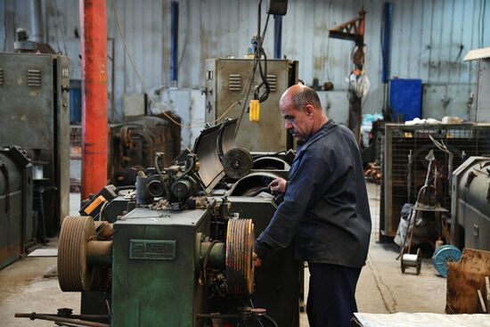 Electric cable plant in Damascus southern suburbs