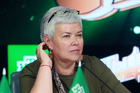 News conference about children's singing contest You Are Super! on NTV