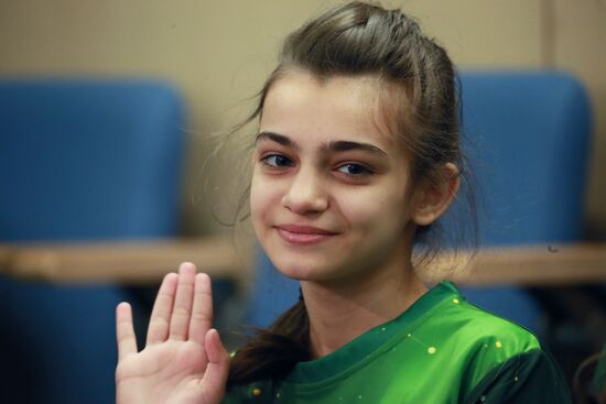 News conference about children's singing contest You Are Super! on NTV