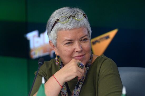 News conference about children's singing contest You Are Super! on NTV