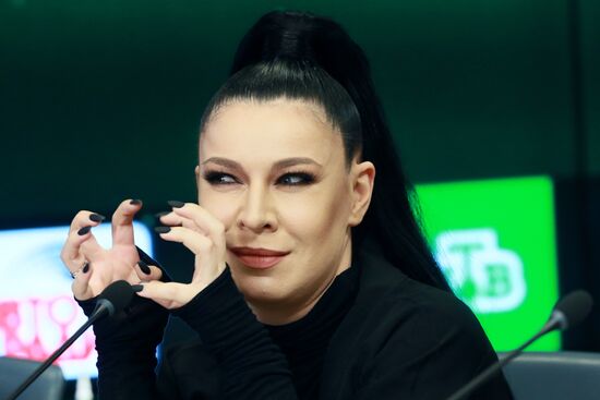 News conference about children's singing contest You Are Super! on NTV