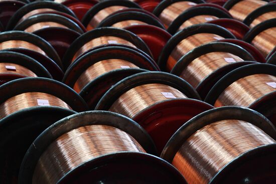 Electric cable plant in Damascus southern suburbs