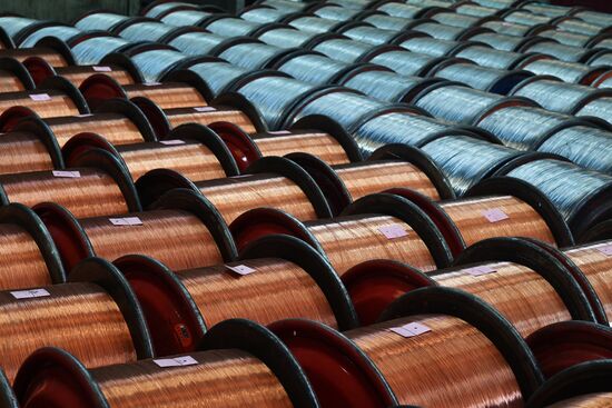 Electric cable plant in Damascus southern suburbs