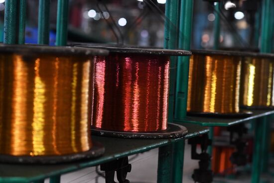 Electric cable plant in Damascus southern suburbs