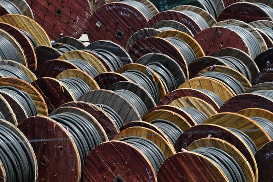 Electric cable plant in Damascus southern suburbs
