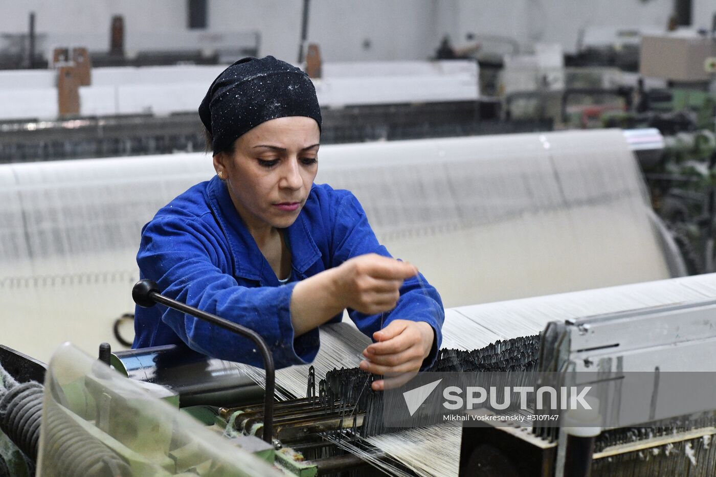 Textile mill in Damascus southern suburbs
