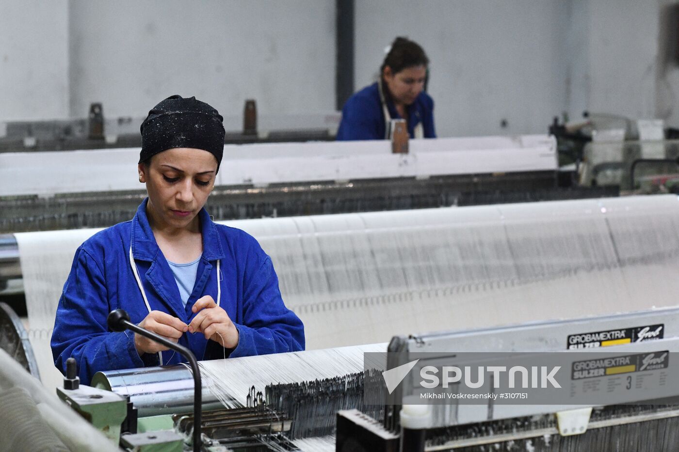 Textile mill in Damascus southern suburbs