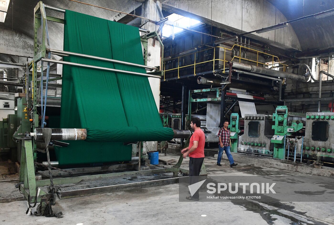 Textile mill in Damascus southern suburbs