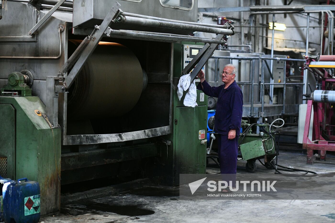 Textile mill in Damascus southenn suburbs