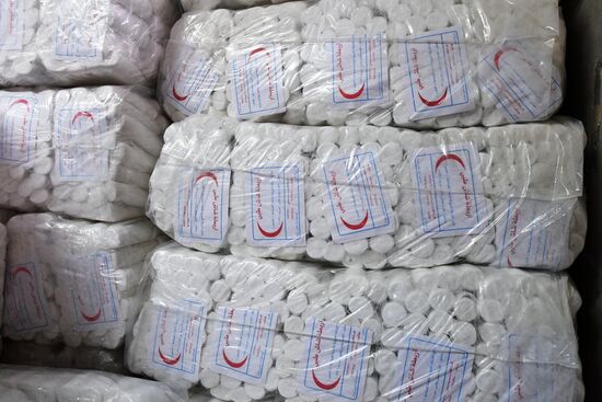 Textile mill in Damascus southenn suburbs