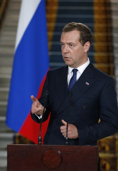Russian Prime Minister Dmitry Medvedev attends BSEC summit in Istanbul