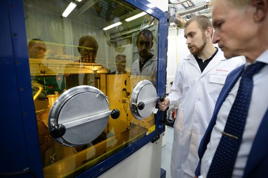 Deputy Russian Prime Minister Dmitry Rogozin visits Rybinsk