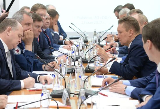 Deputy Russian Prime Minister Dmitry Rogozin visits Rybinsk