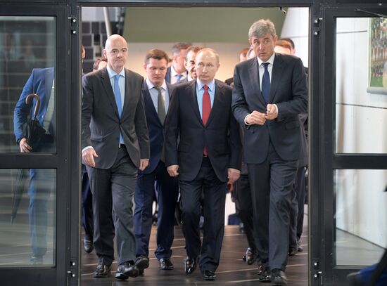 Russian President Vladimir Putin's working visit to Krasnodar Territory