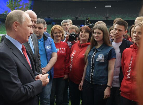 Russian President Vladimir Putin's working visit to Krasnodar Territory