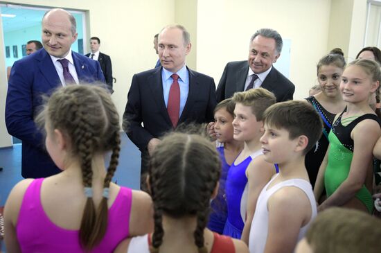 Russian President Vladimir Putin's working visit to Krasnodar Territory