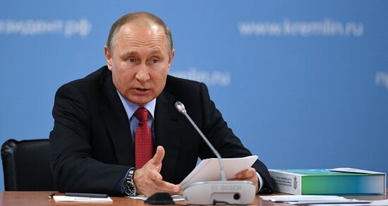 Russian President Vladimir Putin's working visit to Krasnodar Territory