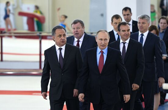 Russian President Vladimir Putin's working visit to Krasnodar Territory