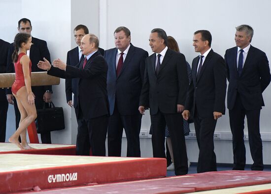 Russian President Vladimir Putin's working visit to Krasnodar Territory