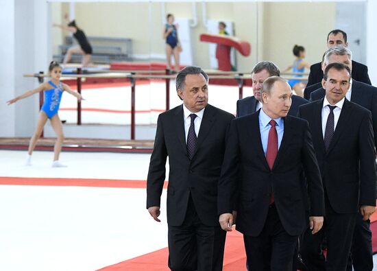 Russian President Vladimir Putin's working visit to Krasnodar Territory