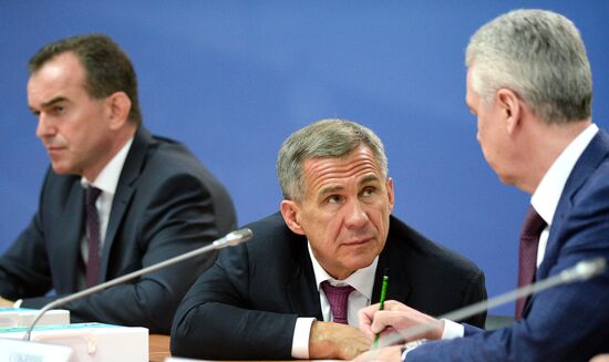 Russian President Vladimir Putin's working visit to Krasnodar Territory