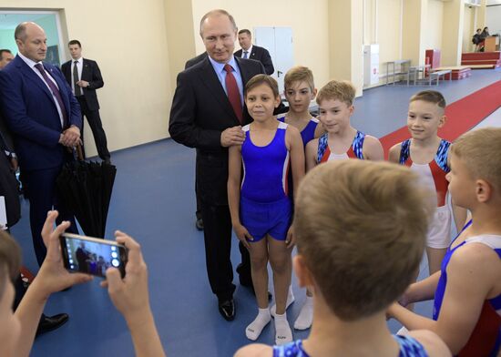 Russian President Vladimir Putin's working visit to Krasnodar Territory