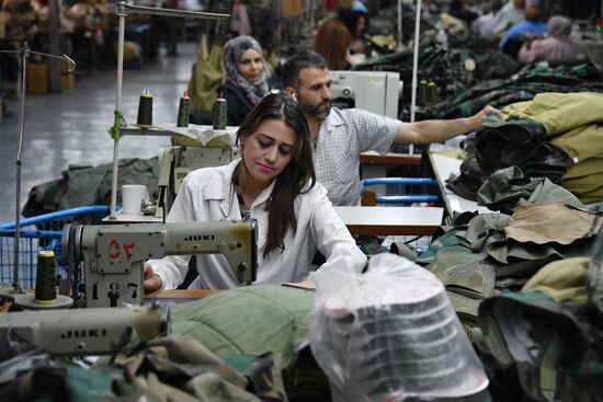 Garment factory in Damascus suburb
