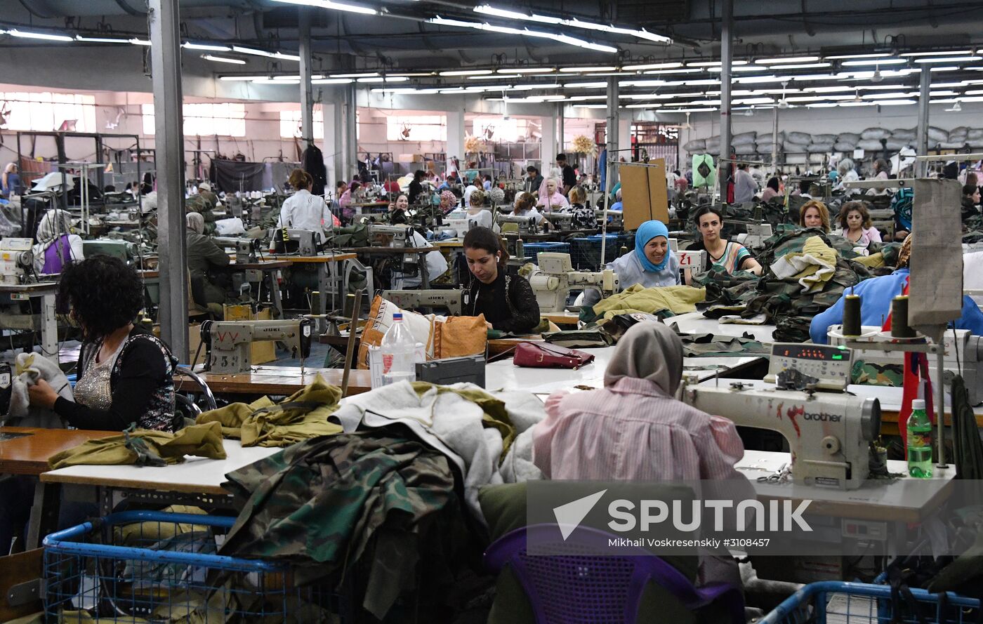 Garment factory in Damascus suburb
