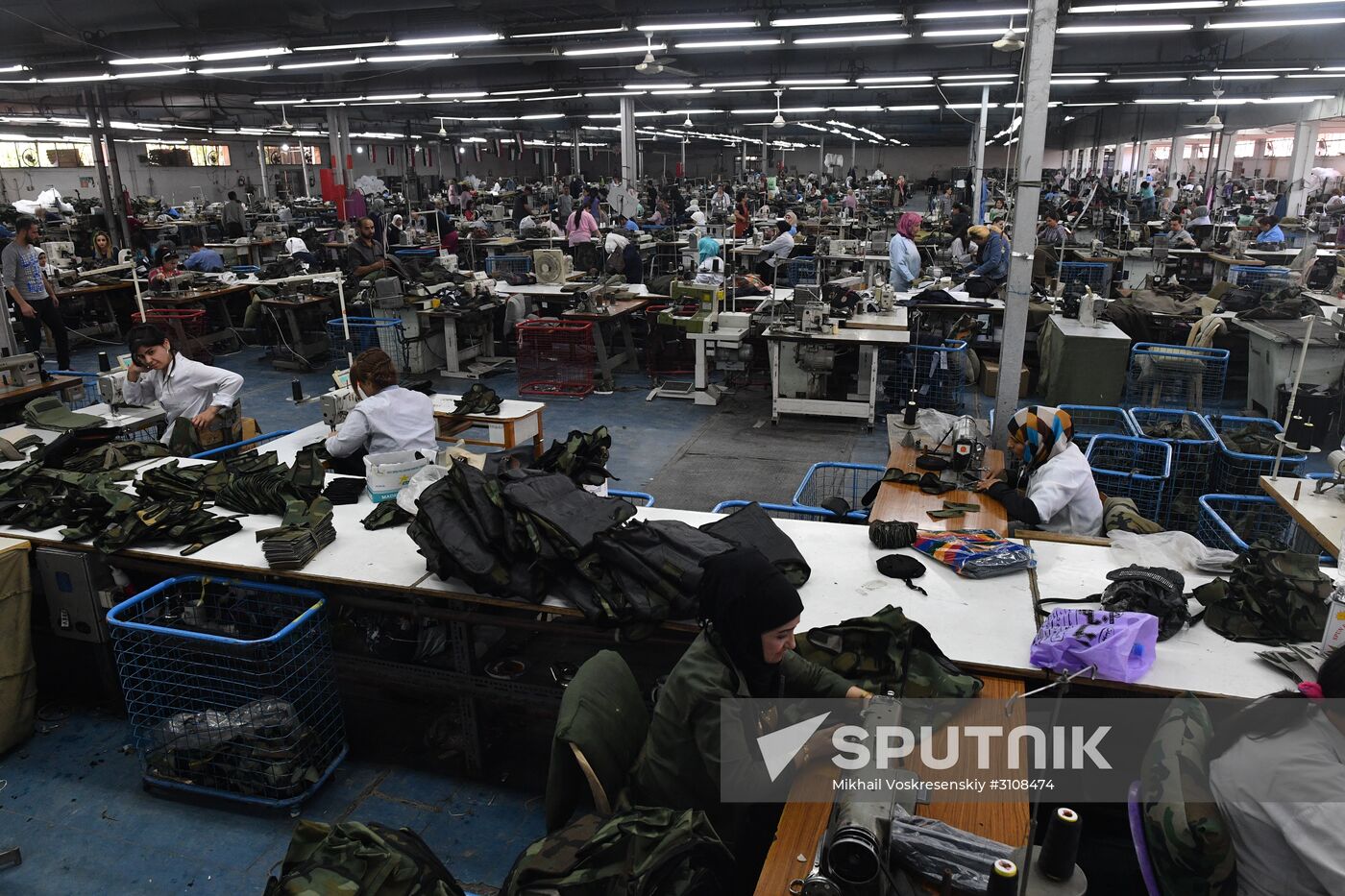 Garment factory in Damascus suburb