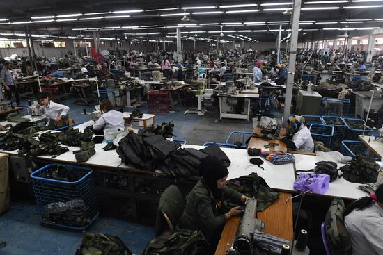 Garment factory in Damascus suburb