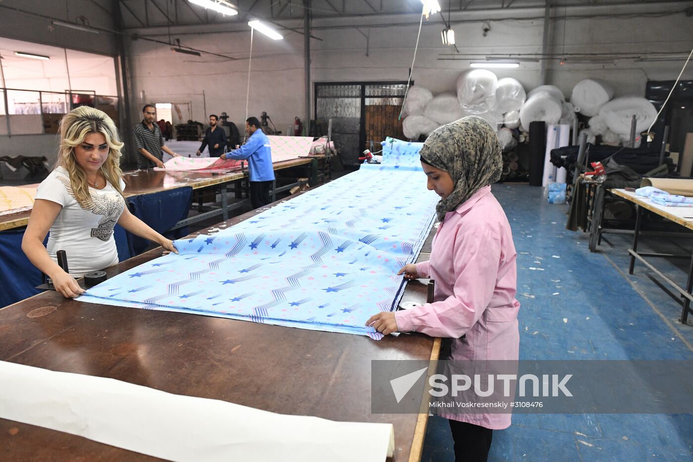 Garment factory in Damascus suburb